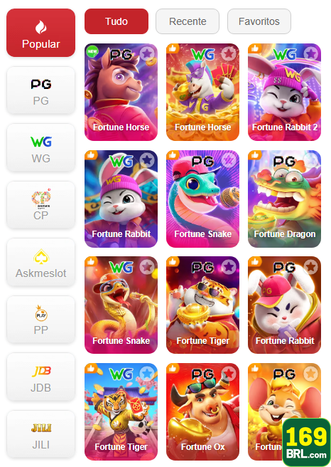 Experiência de Jogos 169brl.com